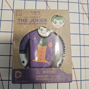 NIB | DC Comics The Joker Wooden Figure Loot Crate Exclusive